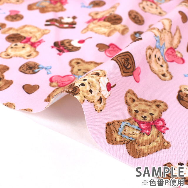 生地 クラシカルモダン ベアスイーツ/オックス(CMOF-71) OW.オフホワイト 99Zz99_