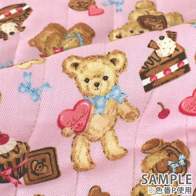 生地 クラシカルモダン ベアスイーツ キルト/キルティング(CMOF-71Q) BE.ベージュ 99Zz99_