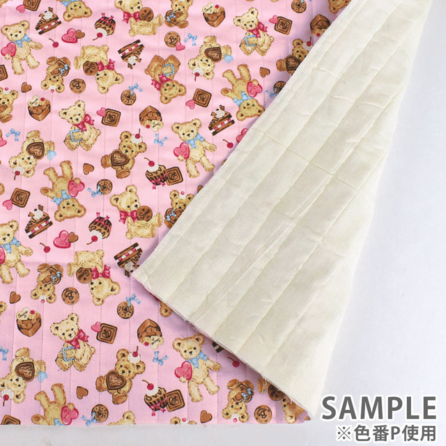 生地 クラシカルモダン ベアスイーツ キルト/キルティング(CMOF-71Q) BE.ベージュ 99Zz99_