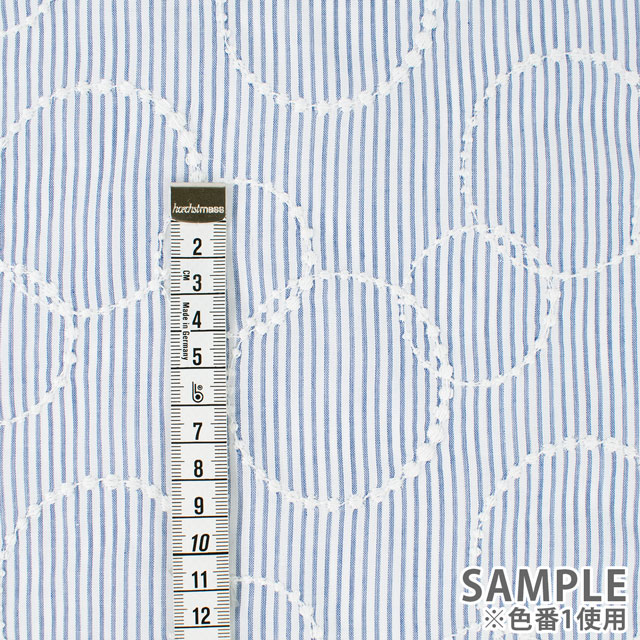 生地 綿ストライプ地エンブレース(AL1214) 2.ブラック 10Ac04_