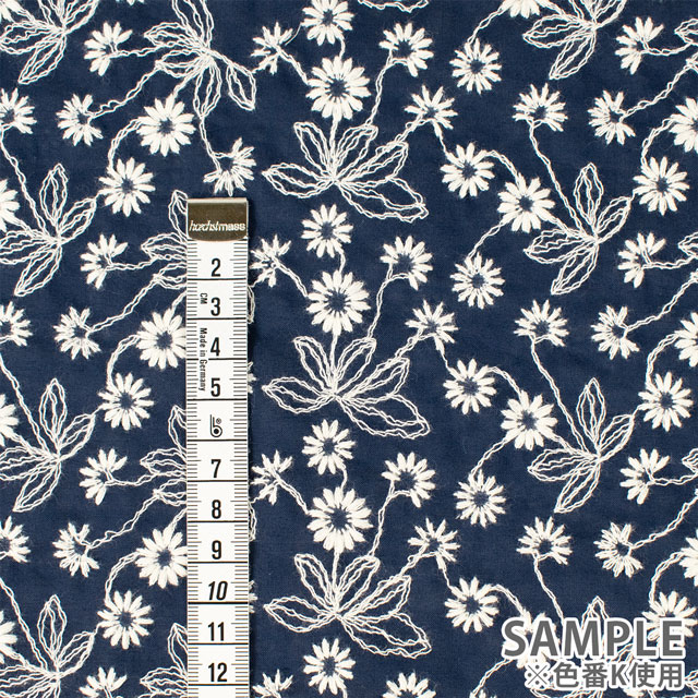 生地 綿レース(2112020) M.パープル 10Ac04_