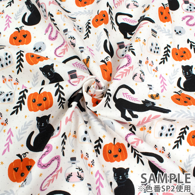 生地 USAコットン COTTON+STEEL-コットンアンドスティール- THERE IS MAGIC ゼア・イズ・マジック/シーチング(DG100) SP2.ホワイト 09Ac05_