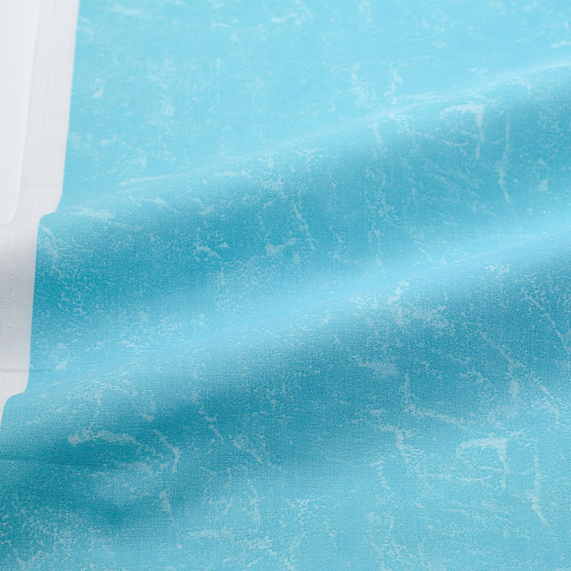 ムラ染め風プリント生地 New LUSTER-ラスター(CR3900) 68.アクアブルー 99Zz99_