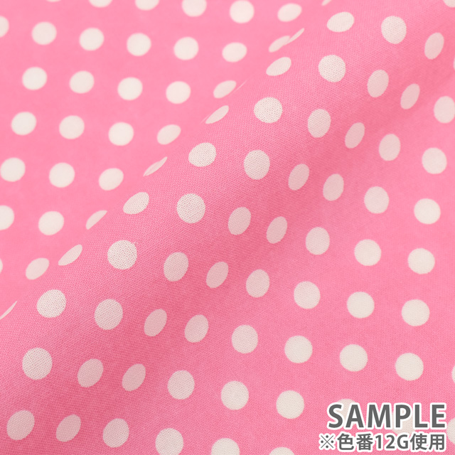 生地 クロスロード 水玉プリント/シーチング(CR8831) 12M.レッド 99Zz99_