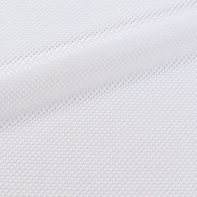 生地 クールマックス メッシュ 大(CX3000) FB.白 10Bj14_