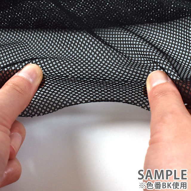 生地 クールマックス メッシュ 大(CX3000) FB.白 10Bj14_