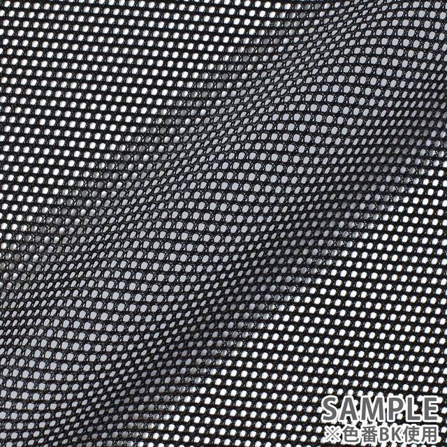 生地 クールマックス メッシュ 小(CX4000) BK.黒 10Bk15_