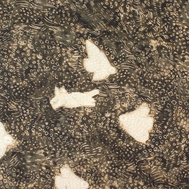 生地 mizacosha-ミシャコシャ- noir et blanc/シーチング（EGX-9500） 2A.ブラウン 09Ac04_