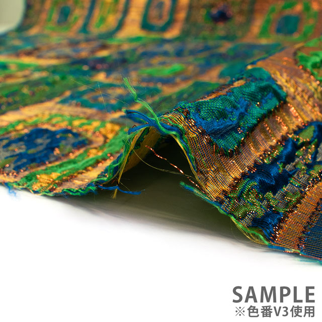 生地 グスタフジャガード(ELS1473) V1.ブラウン 10Aa02_