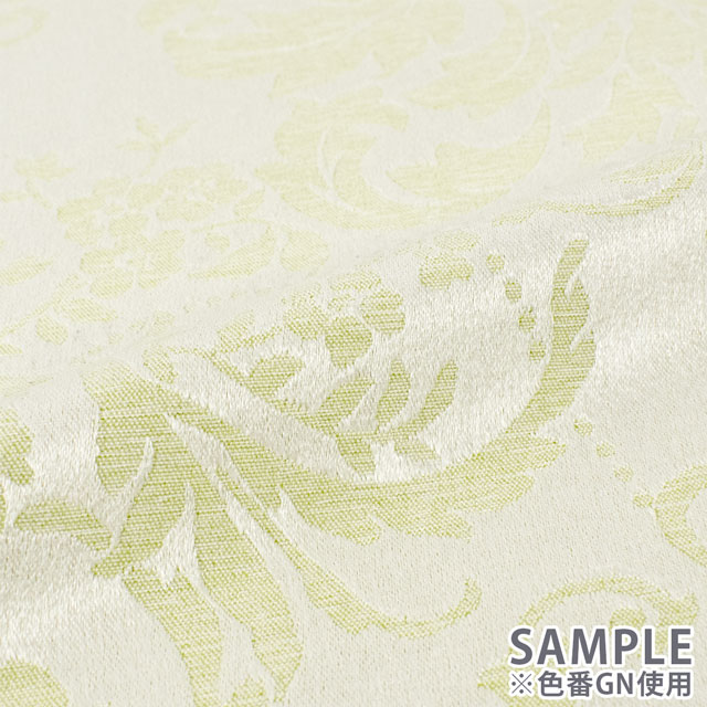 生地 ポリエステルジャガード ダマスク柄(ESO2320) BR.ブラウン 09Cr40_