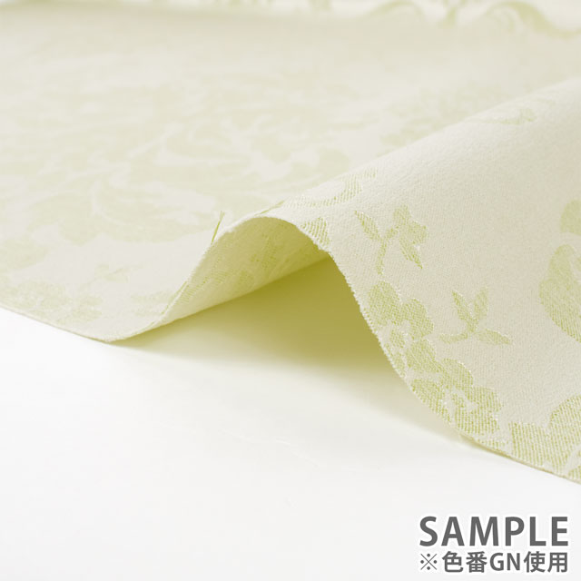 生地 ポリエステルジャガード ダマスク柄(ESO2320) BR.ブラウン 09Cr40_