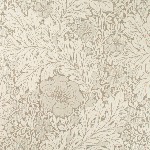 生地 ポリエステルジャガード 花とリーフ柄(ESO5010) BE.ベージュ 09Cr40_