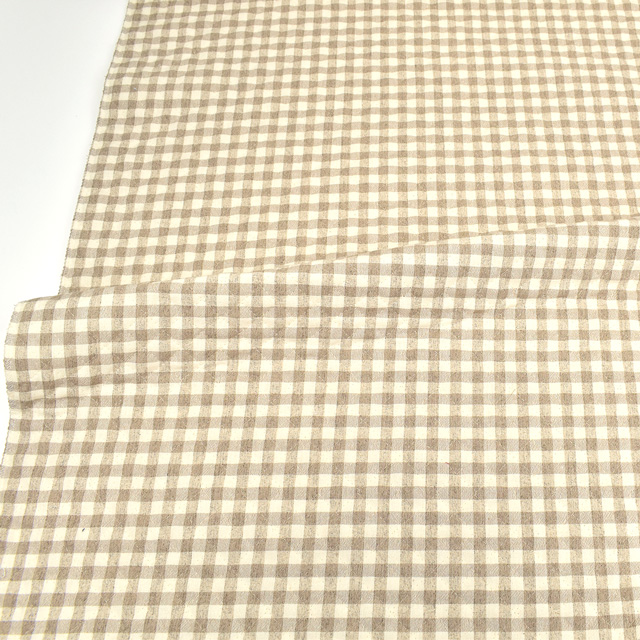 キルティング生地 スペックキルト チェック(ESOQ44441) 9A.ベージュ 09Bi19_