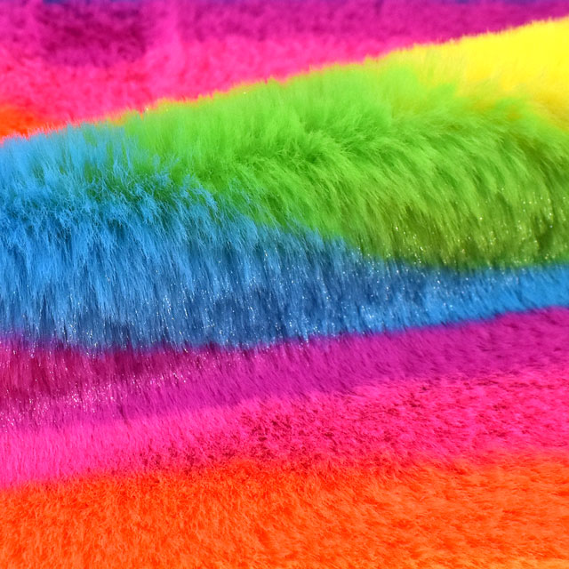 生地 カラフルムートン(FF2203) 10.ビビッド 10Bn99_