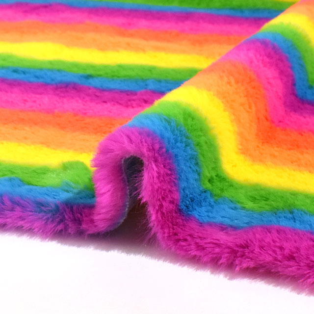 生地 カラフルムートン(FF2203) 10.ビビッド 10Bn99_