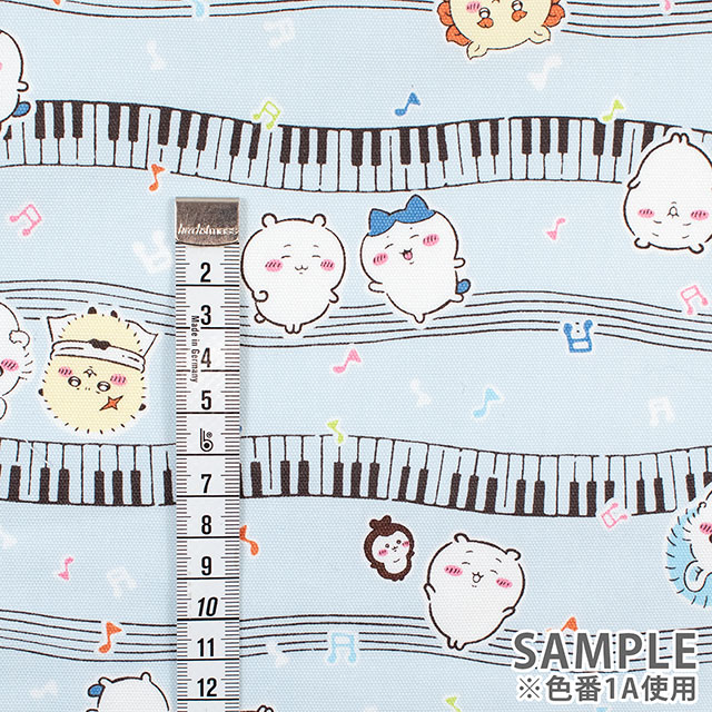 生地 ちいかわ ミュージック柄/オックス(G-2578) 1B.ピンク 09Ae99_