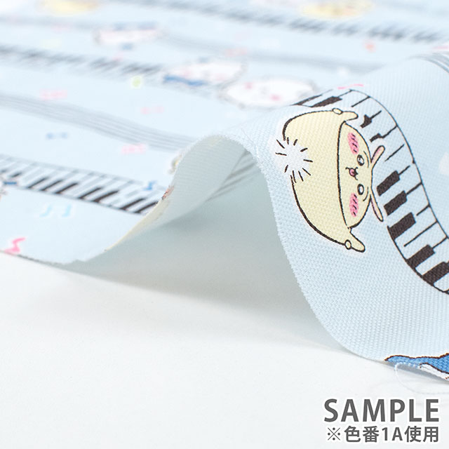 生地 ちいかわ ミュージック柄/オックス(G-2578) 1B.ピンク 09Ae99_