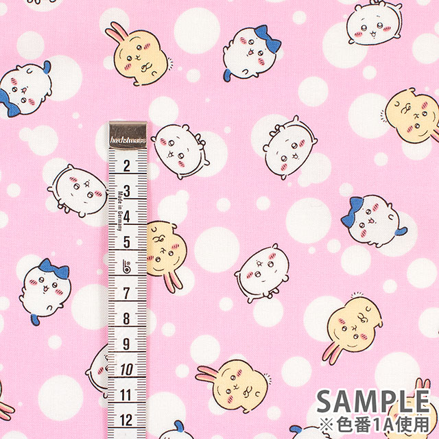 生地 ちいかわ ドット柄/シーチング(G-2579) 1B.ブルー 09Ae99_