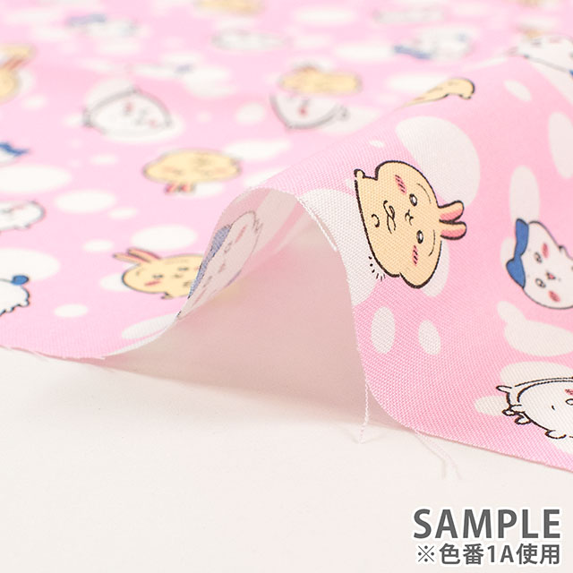 生地 ちいかわ ドット柄/シーチング(G-2579) 1B.ブルー 09Ae99_