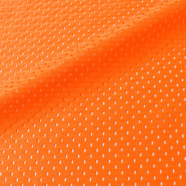 生地 制菌メッシュ(G-31) K-72.蛍光オレンジ 10Bj14_