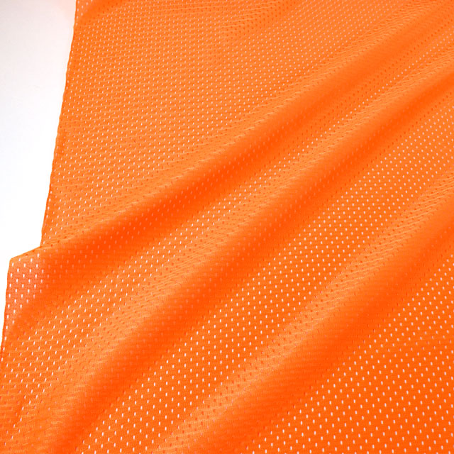 生地 制菌メッシュ(G-31) K-72.蛍光オレンジ 10Bj14_