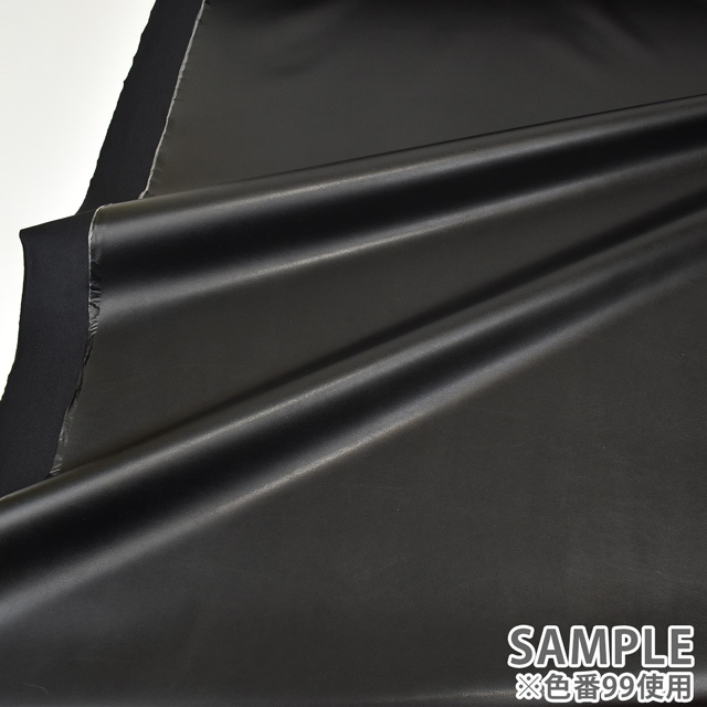 合皮生地 2WAY ストレッチレザー(G-45) 99.ブラック 10Bn99_