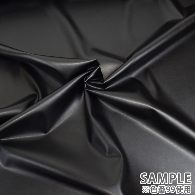 合皮生地 2WAY ストレッチレザー(G-45) 99.ブラック 10Bn99_