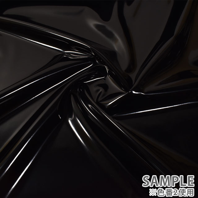 生地 2WAYストレッチエナメル ツヤ(G-53) 1.ホワイト 10Bn99_