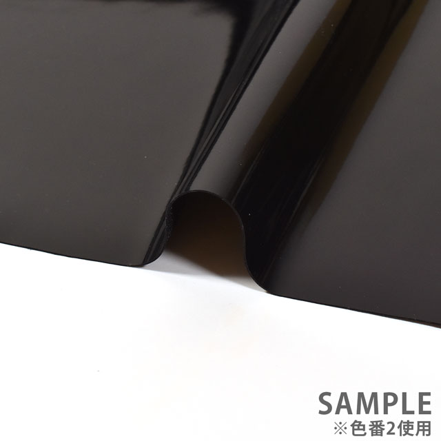 生地 2WAYストレッチエナメル ツヤ(G-53) 1.ホワイト 10Bn99_