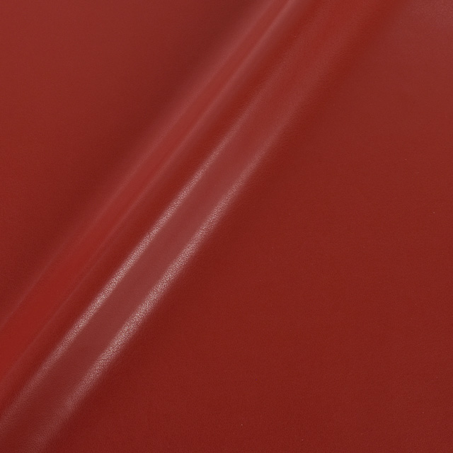 合皮生地 ストレッチレザー(G-8) 48.赤 10Bn99_