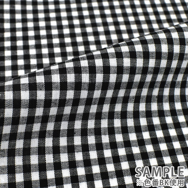 生地 ギンガムチェック 3mm角(G1001L) B.ブルー 09Bk22_