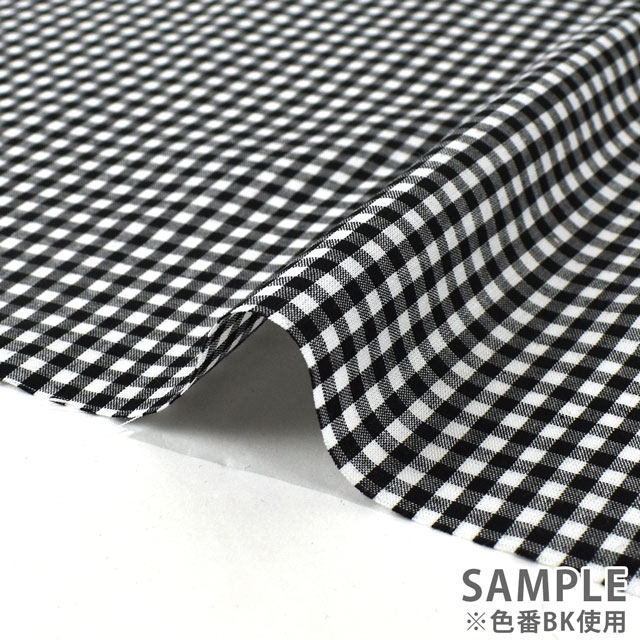 生地 ギンガムチェック 3mm角(G1001L) B.ブルー 09Bk22_