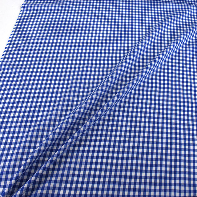 生地 ギンガムチェック 6mm角(G1002L) B.ブルー 09Bk22_