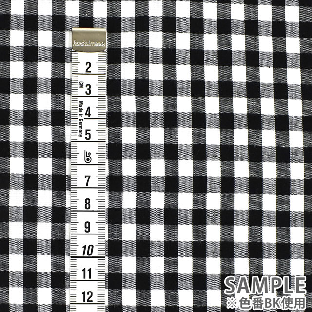 生地 ギンガムチェック 6mm角(G1002L) B.ブルー 09Bk22_