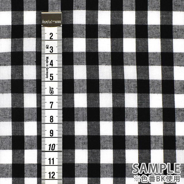 生地 ギンガムチェック 9mm角(G1003L) P.ピンク 09Bk22_