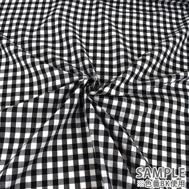 生地 ギンガムチェック 9mm角(G1003L) P.ピンク 09Bk22_