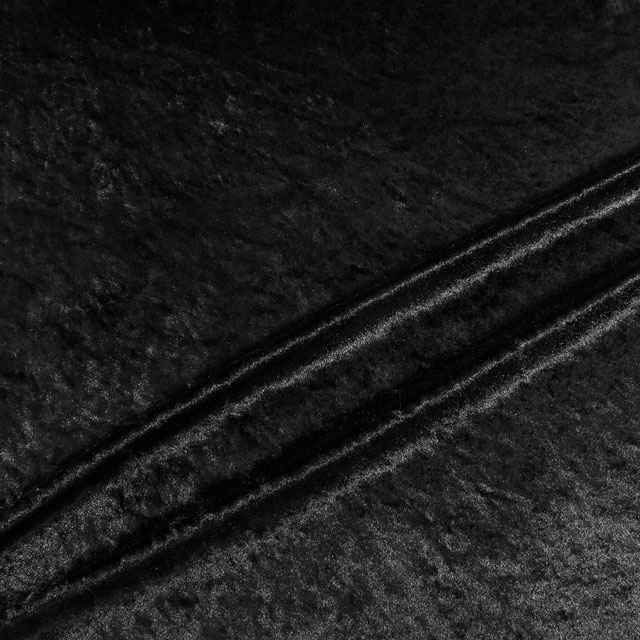 生地 クラッシュベロア（GD3300） 300.黒 10Bm18_