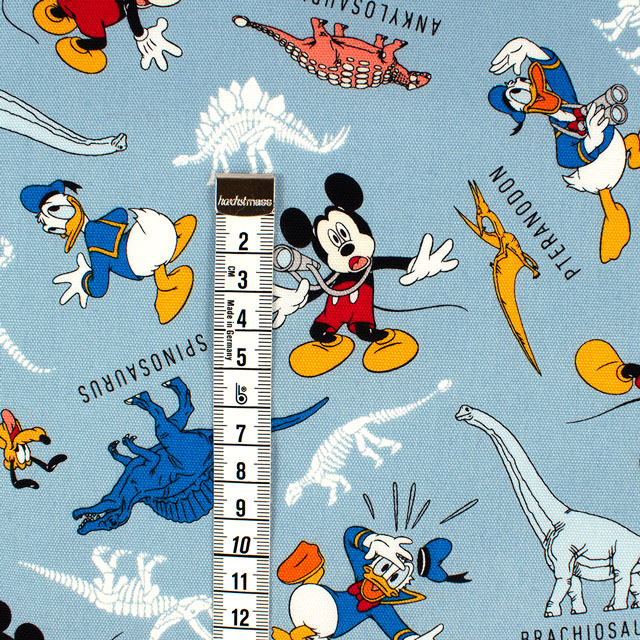 生地 BTSシリーズ ミッキーマウス/オックス(GR-1141) 1A.ブルー 09Ae99_