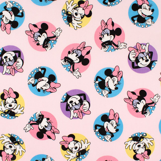 生地 BTSシリーズ ミニーマウス/オックス(GR-1142) 1A.ピンク 09Ae99_