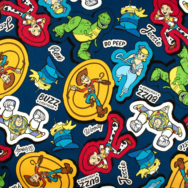 生地 BTSシリーズ トイ・ストーリー/オックス（GR-1148） 1A.ネイビー 09Ae99_