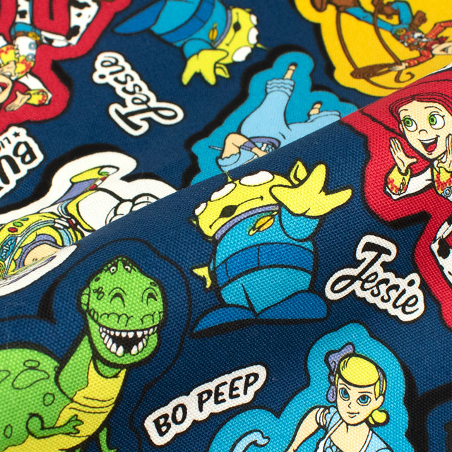 生地 BTSシリーズ トイ・ストーリー/オックス(GR-1148) 1A.ネイビー 09Ae99_