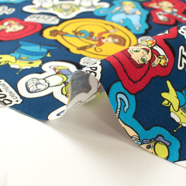 生地 BTSシリーズ トイ・ストーリー/オックス(GR-1148) 1A.ネイビー 09Ae99_