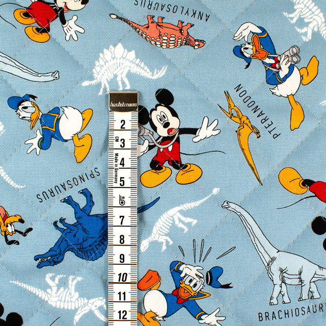 生地 BTSシリーズ ミッキーマウス/キルティング(GRQ-1141) 1A.ブルー 09Zz99_