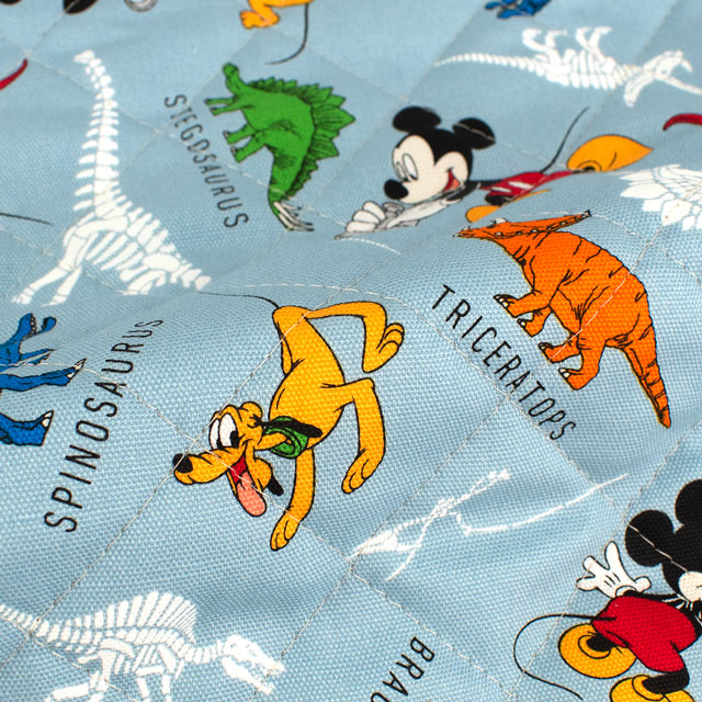 生地 BTSシリーズ ミッキーマウス/キルティング(GRQ-1141) 1A.ブルー 09Zz99_