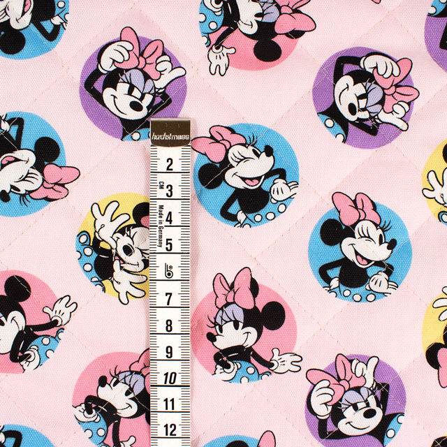 生地 BTSシリーズ ミニーマウス/キルティング(GRQ-1142) 1A.ピンク 09Zz99_