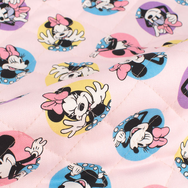 生地 BTSシリーズ ミニーマウス/キルティング(GRQ-1142) 1A.ピンク 09Zz99_