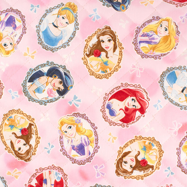 生地 BTSシリーズ ディズニープリンセス/キルティング(GRQ-1144) 1A.ピンク 09Zz99_