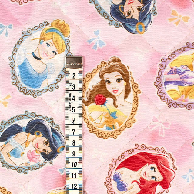 生地 BTSシリーズ ディズニープリンセス/キルティング(GRQ-1144) 1A.ピンク 09Zz99_