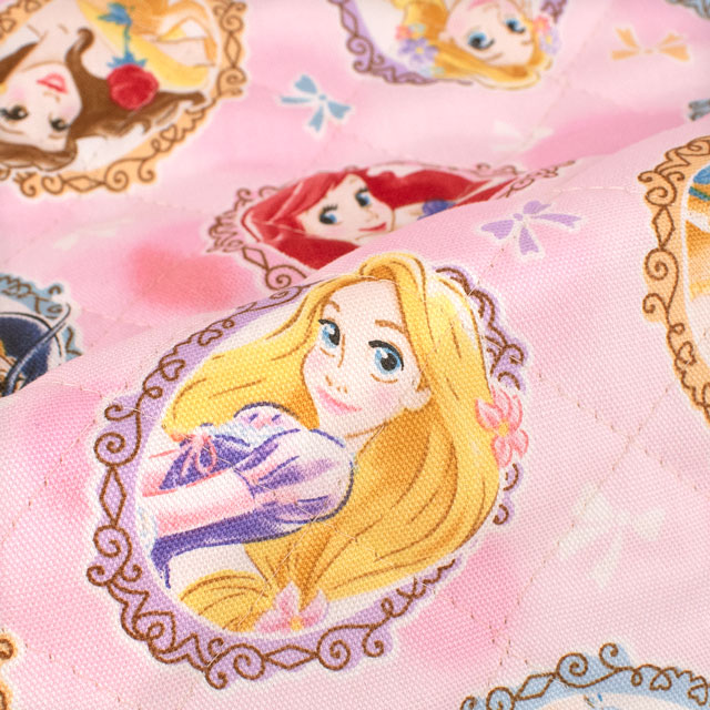 生地 BTSシリーズ ディズニープリンセス/キルティング(GRQ-1144) 1A.ピンク 09Zz99_