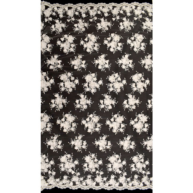 生地 クイーンレース(H1741-4C) IVORY.アイボリー 99Zz99_